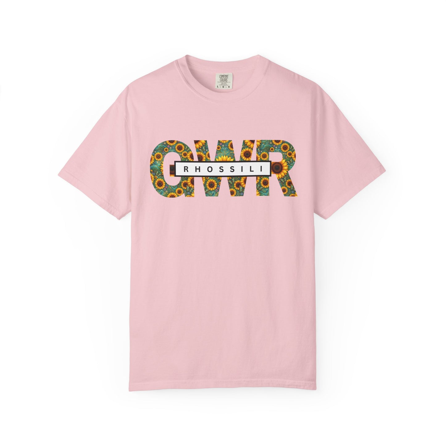 Rhossili Sunflower Fields T-shirt | Gower Landscape Tee