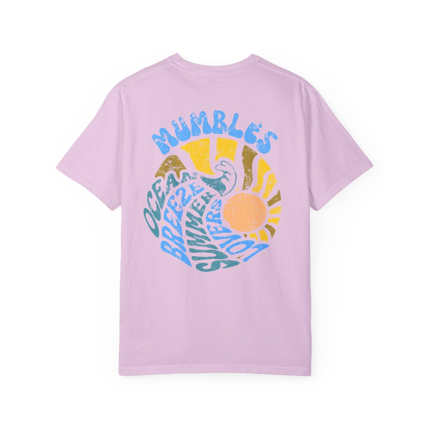 Mumbles | Sun wave Surf Graphic T-shirt | Ocean Breeze Wave Design, Summer Vibes