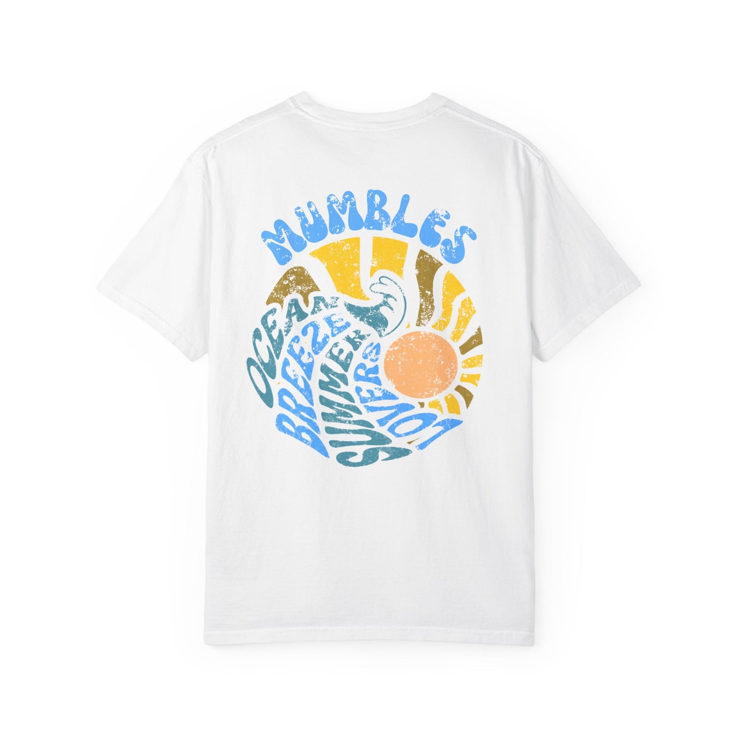 Mumbles | Sun wave Surf Graphic T-shirt | Ocean Breeze Wave Design, Summer Vibes