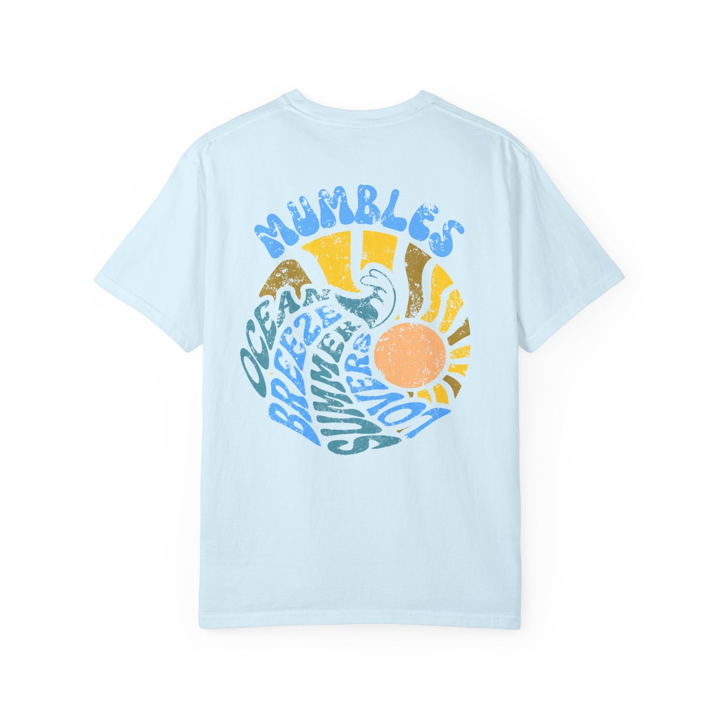 Mumbles | Sun wave Surf Graphic T-shirt | Ocean Breeze Wave Design, Summer Vibes