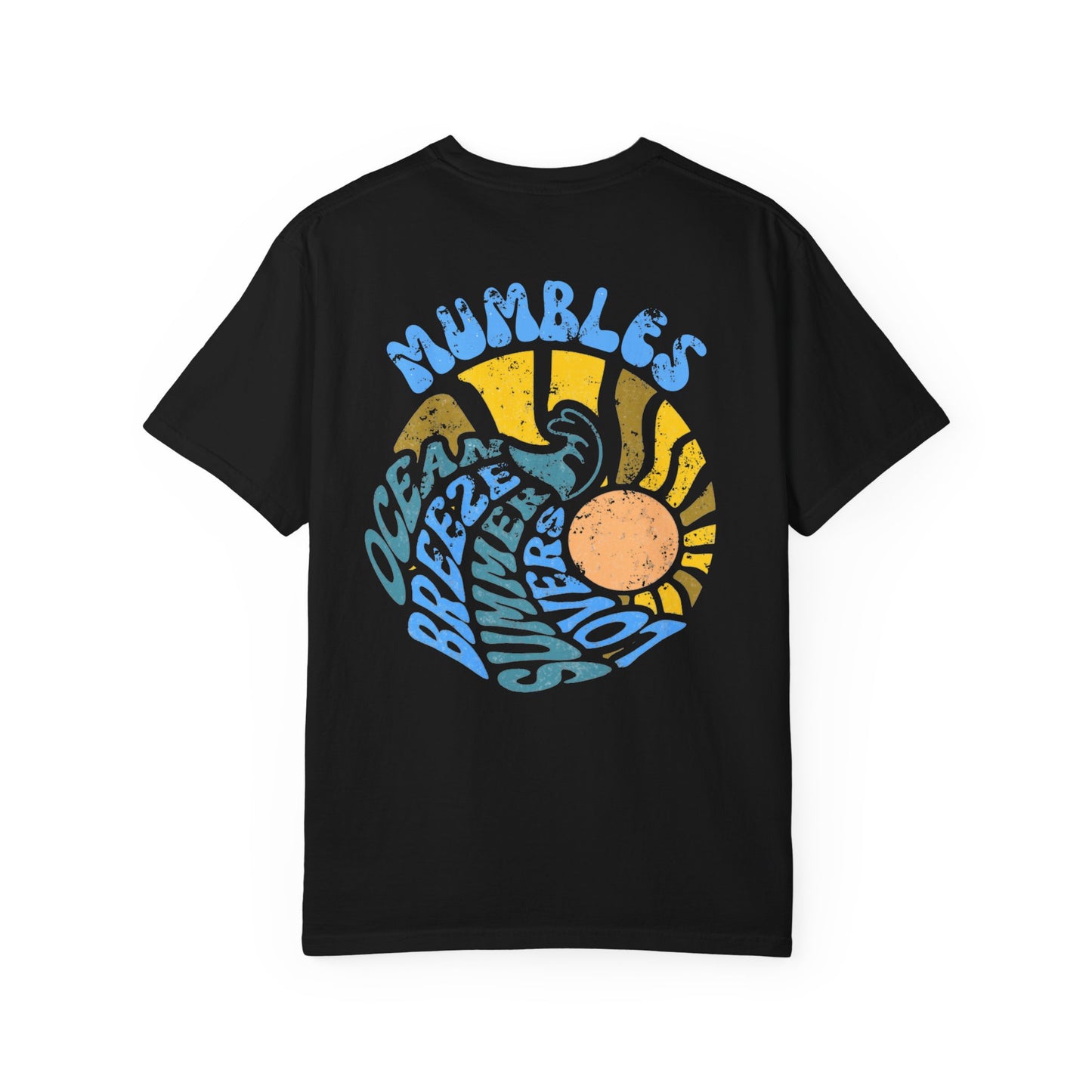 Mumbles | Sun wave Surf Graphic T-shirt | Ocean Breeze Wave Design, Summer Vibes