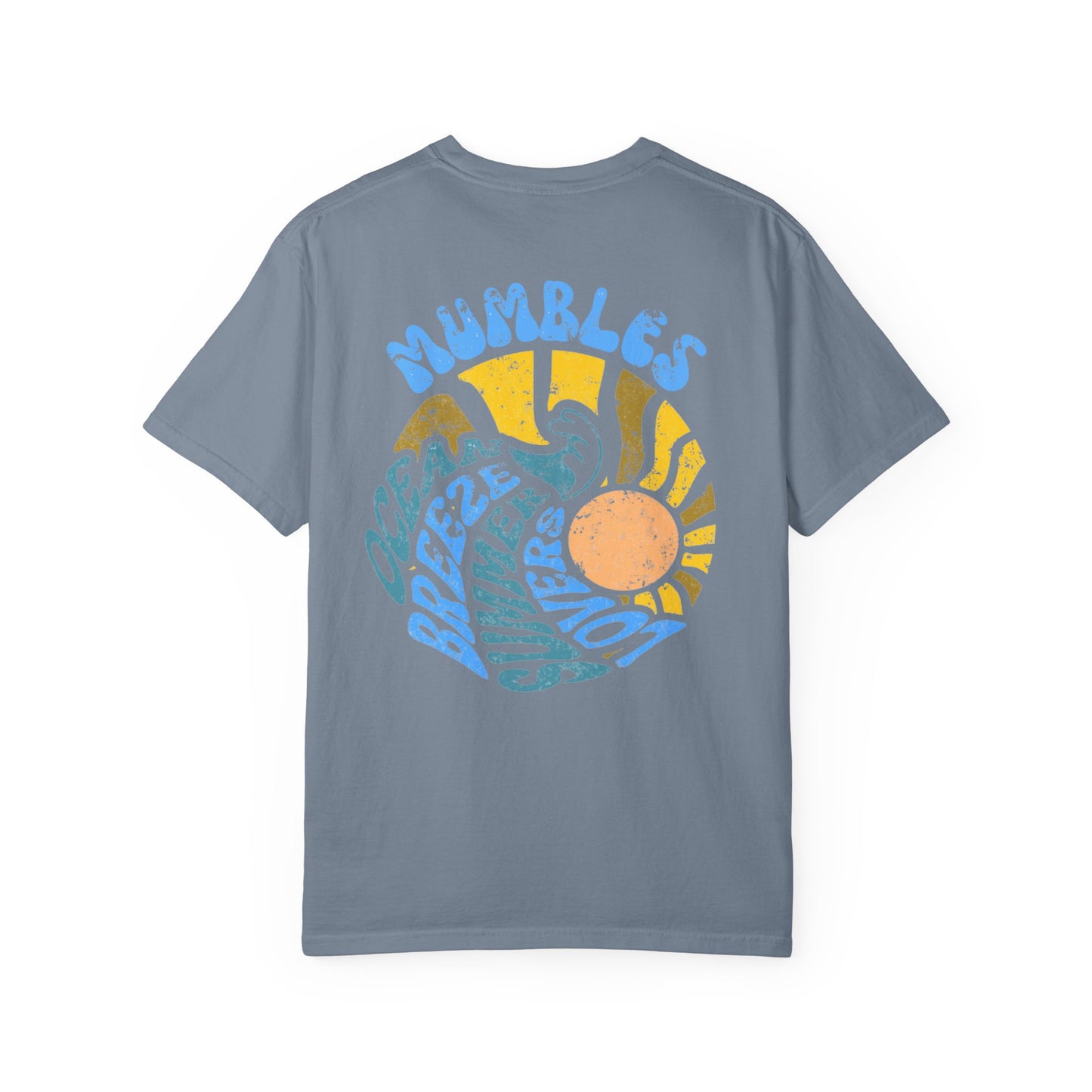 Mumbles | Sun wave Surf Graphic T-shirt | Ocean Breeze Wave Design, Summer Vibes