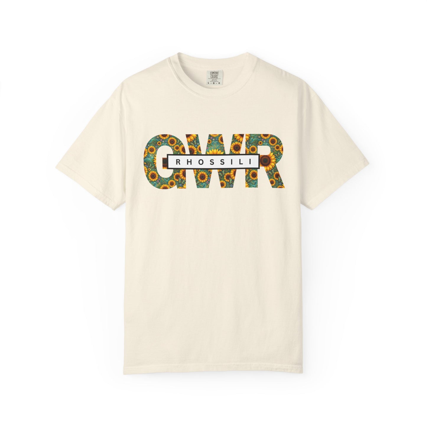 Rhossili Sunflower Fields T-shirt | Gower Landscape Tee