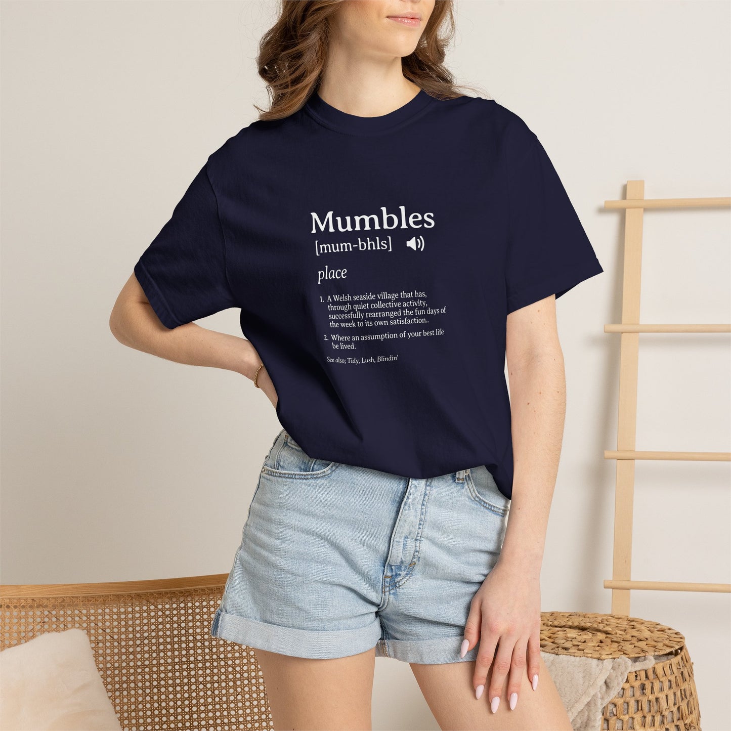 Mumbles | Funny Definition Satire T-shirt | 'Every Day's A Fun Day'