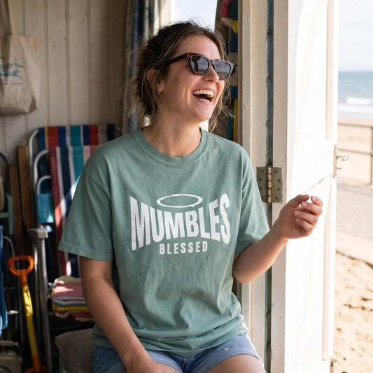Mumbles Is Heaven Blessed T-shirt | Spiritual Faith Typography